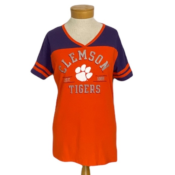 Pro Edge Tops - Clemson University Women’s Short Sleeve T-shirt Large